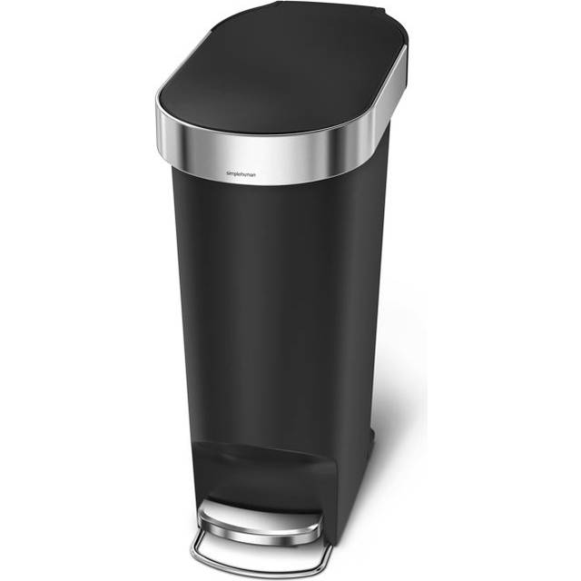 simplehuman Slim Pedal Bin with Liner Rim, 40L