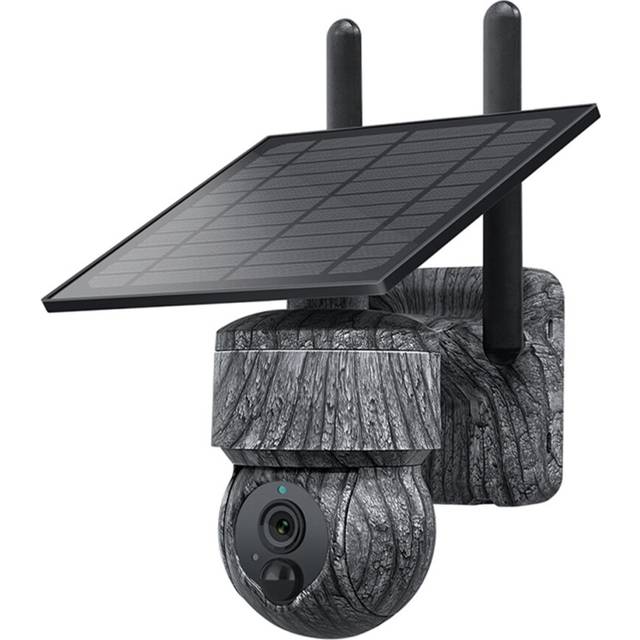 5MP 4G SIM Solar PTZ Camera WIFI Outdoor Wireless IP Cameras with Solar Panel Two Way Audio Security CCTV Camera(A)