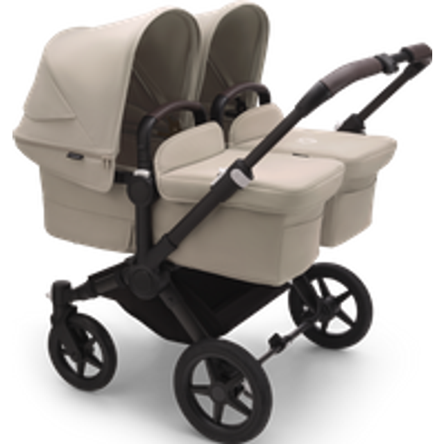 Bugaboo Donkey 5 Twin Extension Complete Pushchair - Black/Desert Taupe, Dessert Taupe