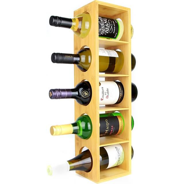Bamboo Wall Mounted Wine Rack | M&W