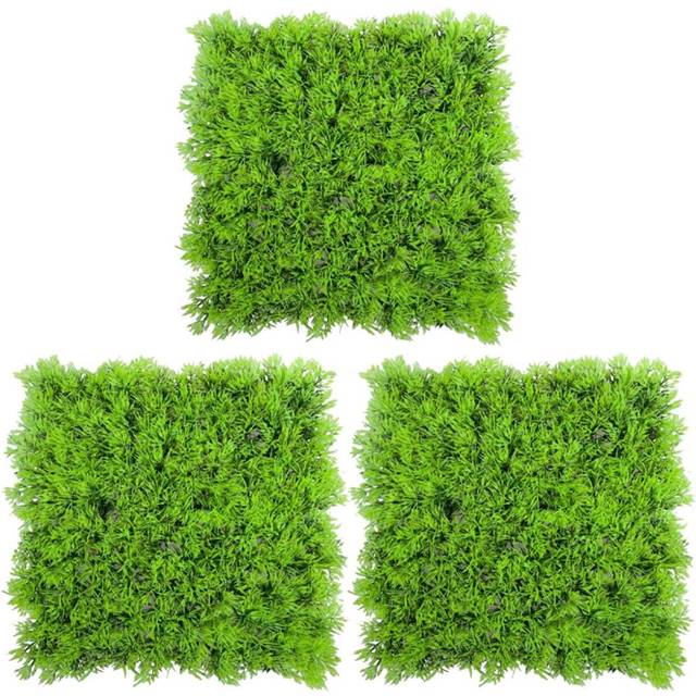 3X Artificial Water Aquatic Green Grass Plant Lawn Aquarium Landscape