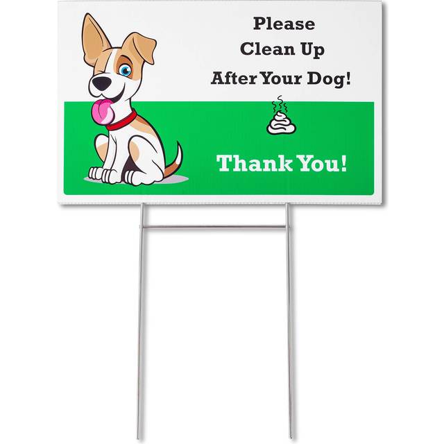 Mr. Pen- No Pooping Dog Signs for Yard  Yard Signs  Pick Up Your Dog Poop Signs  Dog Poop Sign  No Poop Dog Signs for Yard  Clean Up After Your Dog Si