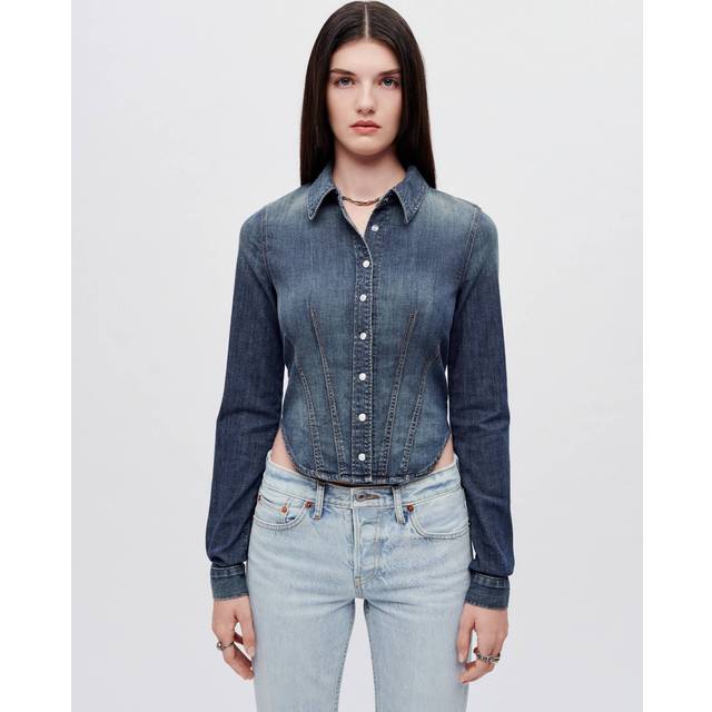 RE/DONE Fitted Denim Shirt