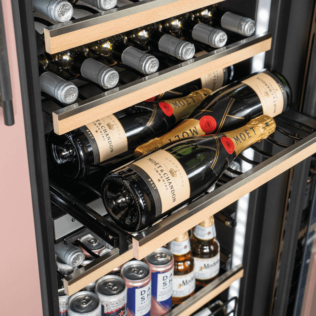 Caple WC1800 Built In Wine Cooler - Stainless Steel
