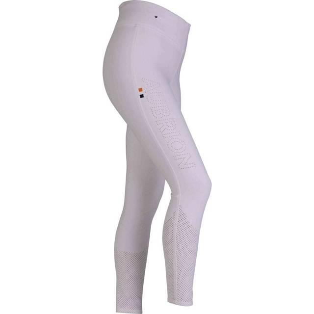 Shires Aubrion Optima Air Womens Riding Tights - White Size: XL
