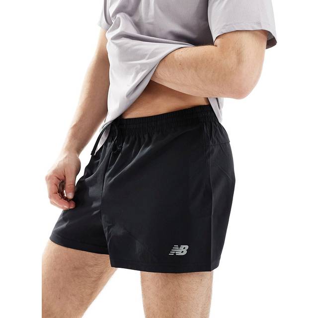 New Balance for man. MS41226 Black running shorts (XL), Sport, Multisport, Polyester