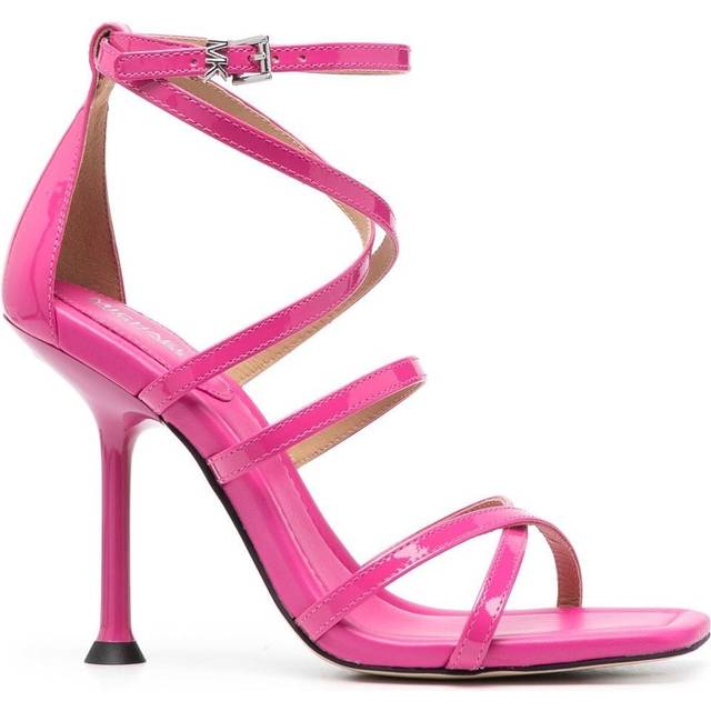 Michael Michael Kors - strappy leather pumps - women - Goat Skin/Calf Leather/Calf Leather/Rubber - 10 - Pink