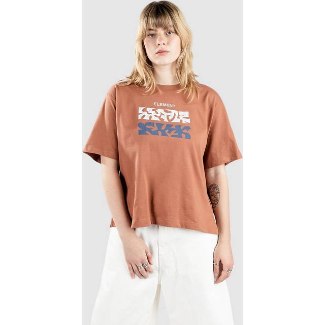 Element Texture T-Shirt copper brown