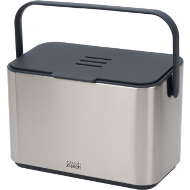 Joseph Joseph Collect 4 Liter Stainless Steel Food Waste Compost Caddy