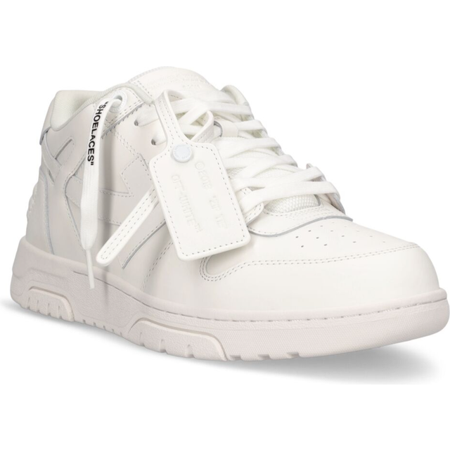 OFF WHITE Mens Out Of Office White Leather Trainers Mens Eu Sizes: