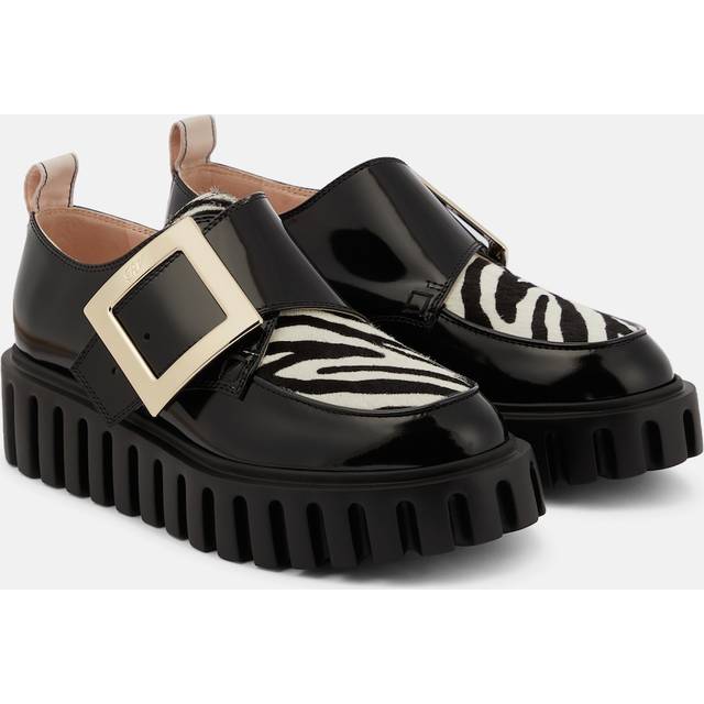 Roger Vivier Viv' Go-Thick patent leather platform loafers