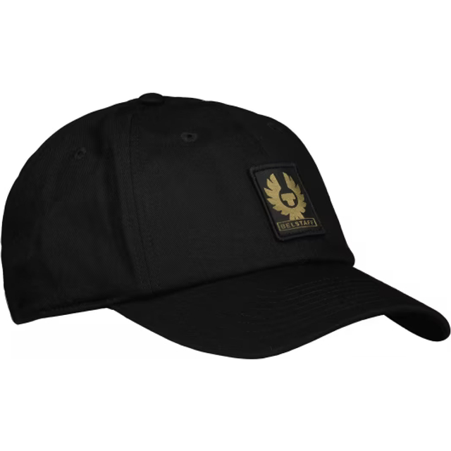 Belstaff Mens Black Phoenix Logo Cap - One Size