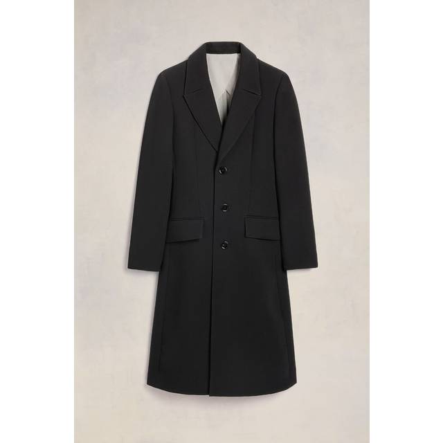 Adjusted Three Buttons Coat Black for Women - 42 - AMI Paris