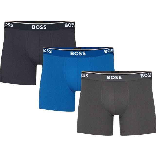 Hugo Boss - Pack of 3 Stretch Cotton Boxer Briefs S
