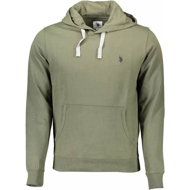Green Cotton Men Sweater - XXL