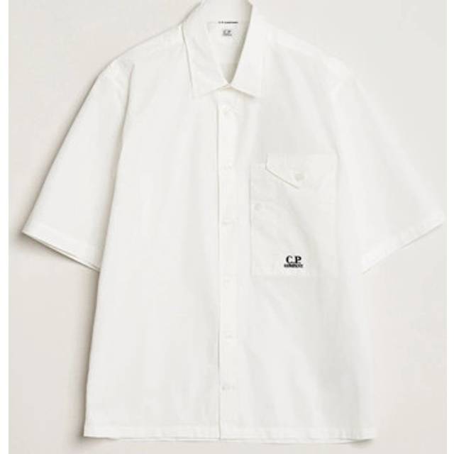 C.P. COMPANY OFF-WHITE SHIRT WITH POCKET