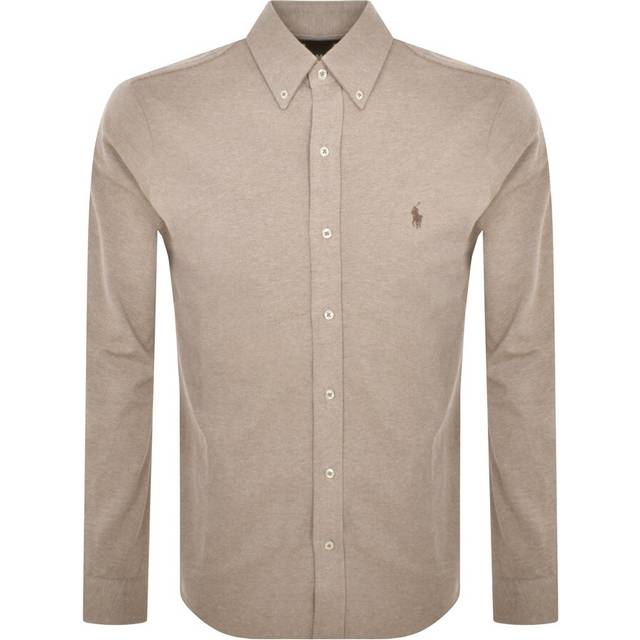 POLO RALPH LAUREN Featherweight Mesh Shirt |Beige |S