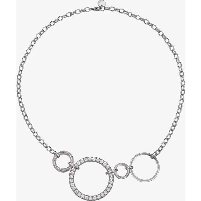 Esprit Silver Cubic Zirconia Large Multi Rings ELNL92263A540