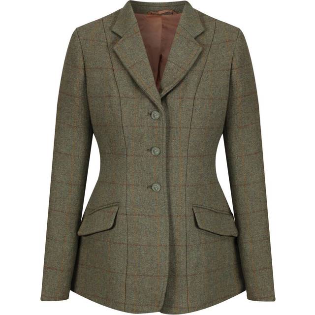 Women's tweed riding jacket Equetech Claydon - Vert