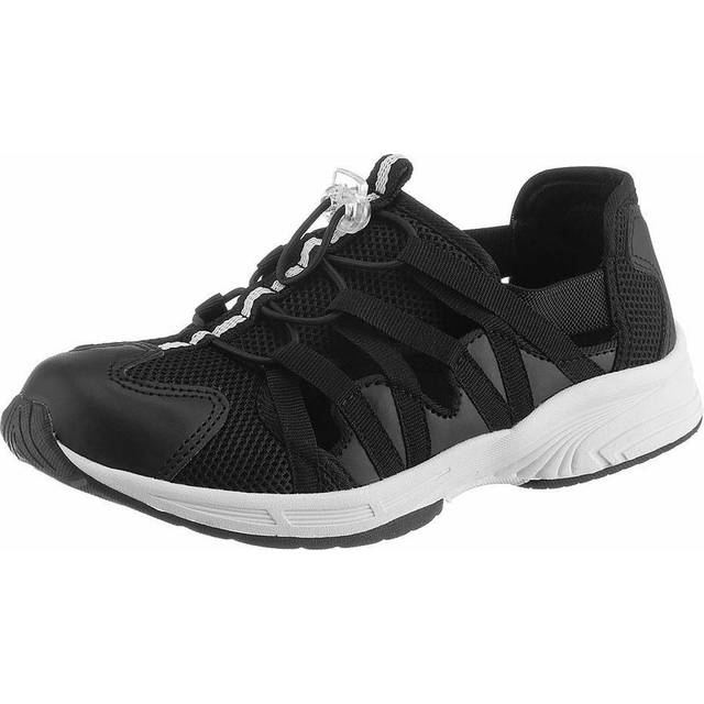 City Walk Elasticated Trekking Shoes - Black