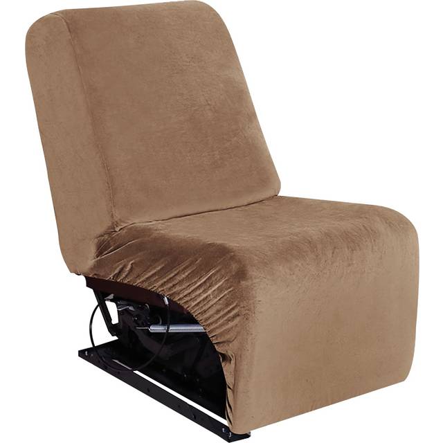 ULTICOR 7-Piece L Shape Sectional Recliner Sofa Covers  Velvet Stretch Reclining Couch Covers for Reclining L Shape Sofa  Thick  Soft  Washable (Sand