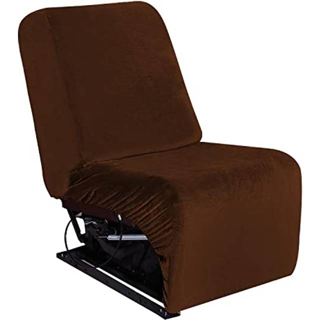 ULTICOR 7-Piece L Shape Sectional Recliner Sofa Covers  Velvet Stretch Reclining Couch Covers for Reclining L Shape Sofa  Thick  Soft  Washable (Choco