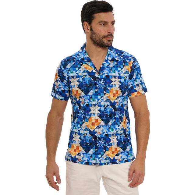 Robert Graham Sashiko Seersucker Classic Fit Shirt