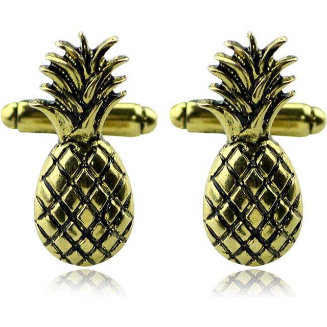 Fruit Cuff Links Golden Luxury Metal Cufflinks Men&#39;S Fashion Shirt Cuff Button Jewelry