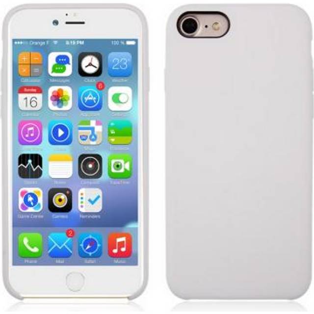 iPhone SE 2020 / 8 / 7 Skal Silikon -  Vit (Färg: Vit)