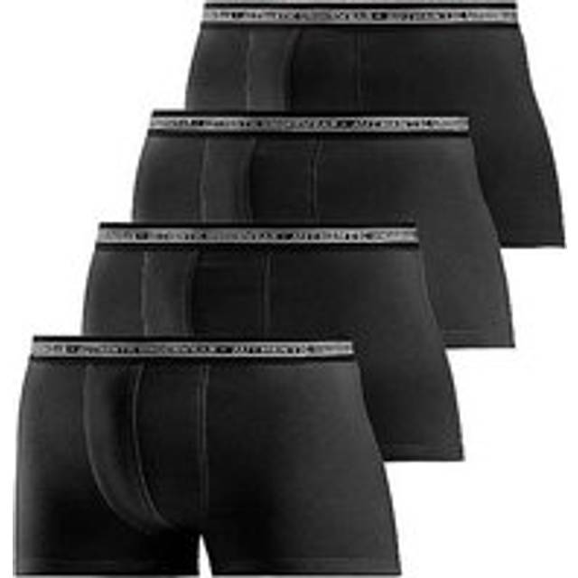 Pack of 4 Hipster Boxer Shorts - Black