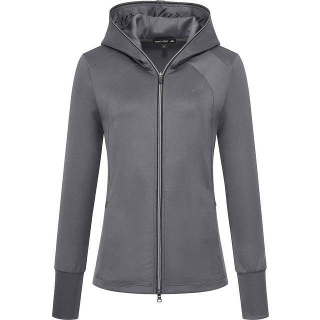 Euro-Star Giulia Women's Zip Up Hooded Riding Sweatshirt - Gris