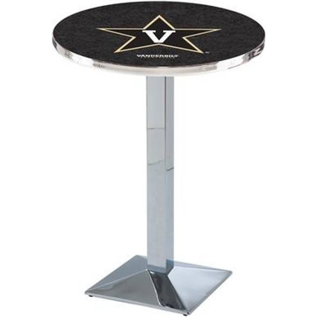 Holland Bar Stool L217C3636Vander 36 in. Vanderbilt Commodores Pub Table with 36 in. Top, Chrome
