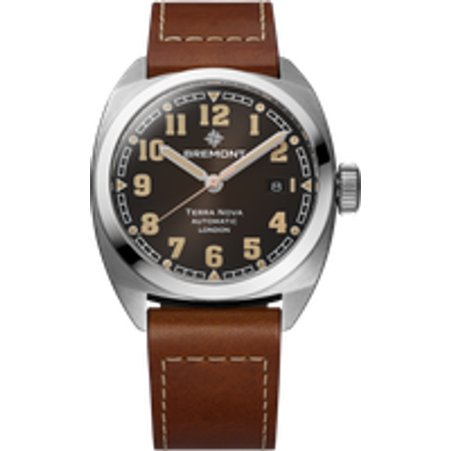 Bremont Terra Nova 40.5 Date Black Leather Watch