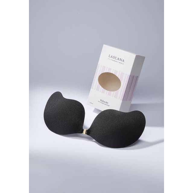 LASCANA Front Fastener Adhesive Bra - Black