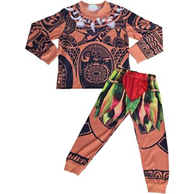Dressy Daisy Boy's Ocean Adventure Pajamas Halloween Dress Up Pants Set Costumes Fancy Party Outfit Size 6-7