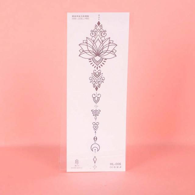 SHEIN 1Pc Brahma Totem Temporary Tattoos Semi Permanent Tattoo Waterproof Sweatproof Last For 1-2 Weeks Realistic Herbal Juice Anti-Friction Non-Reflective