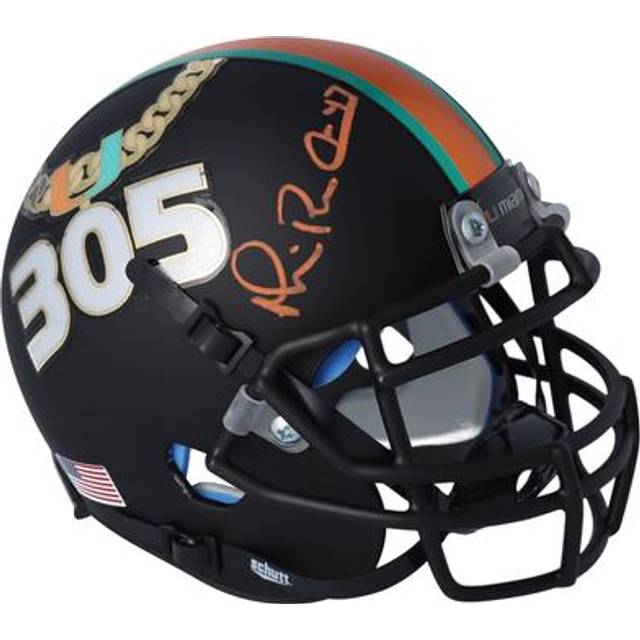 Michael Irvin Miami Hurricanes Autographed Schutt Tradition Mini Helmet - Fanatics Exclusive