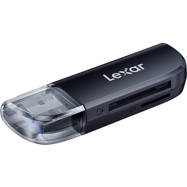 Lexar Dual Slot USB-A Reader  USB 3.2 Gen 1 Up to 104MB/s  USB-A for SD/MicroSD/SDHC/SDXC Camera Card Reader Adapter  OTG MicroSD Card Reade