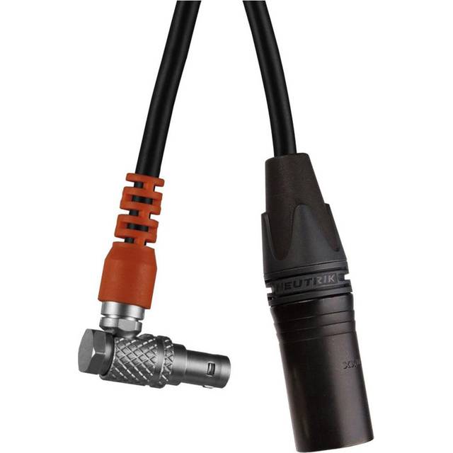 Teradek RT Latitude MDR Receiver 4-Pin XLR Power Cable (21", RA to Straight)