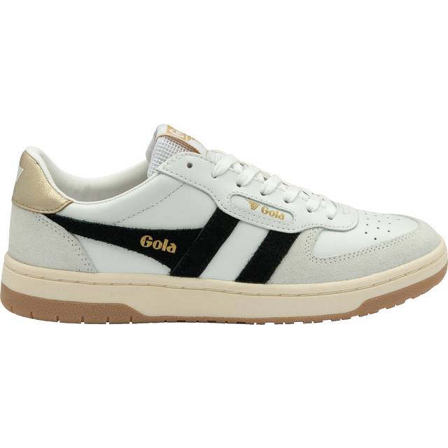 Gola Hawk Womens Casual Trainers in White Black - 3 UK