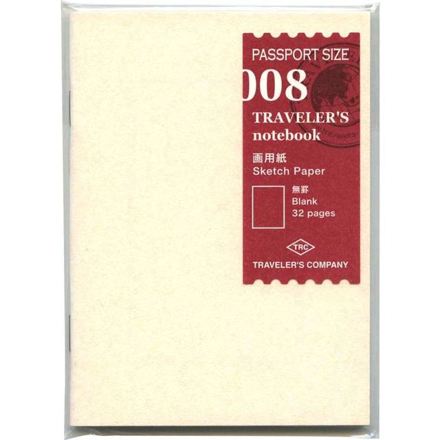 TRAVELER'S Company Passport Notebook Refill - Sketch Paper - 008