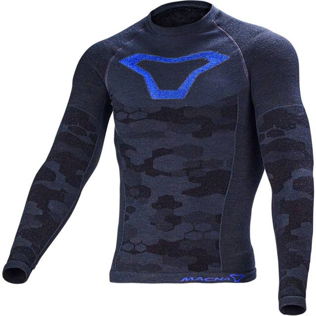 Macna Baselayer Functional Shirt, blue, Size 2XL 3XL for Men