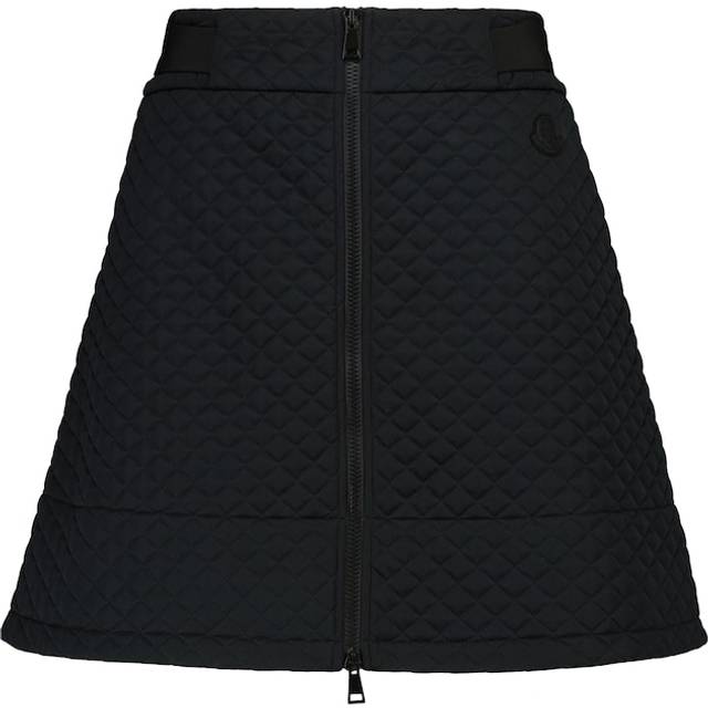 Moncler High-rise quilted miniskirt - black (UK 10)