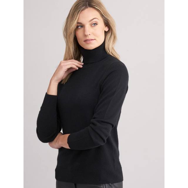 Cashmere roll neck sweater