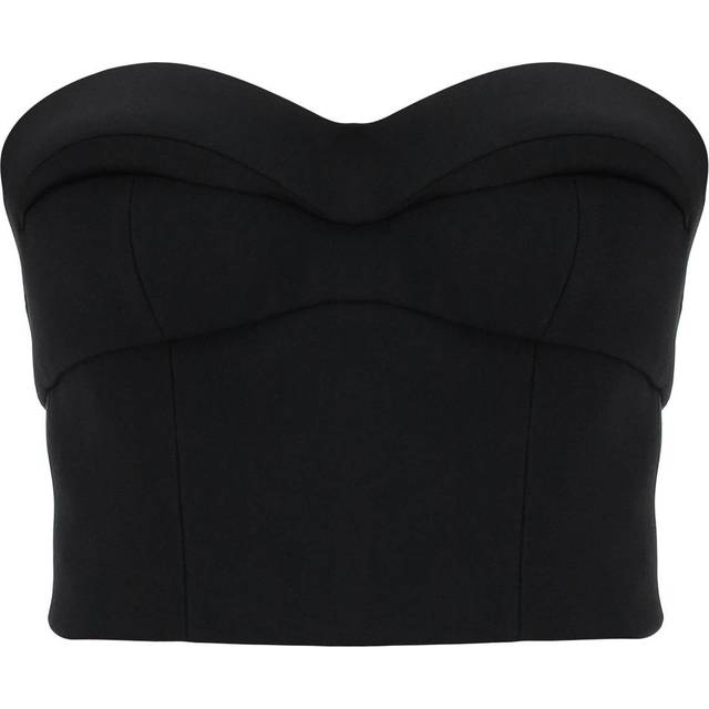 VERSACE Lunette Bustier Top - Black