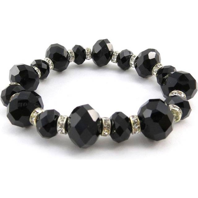 Les Trésors De Lily [J0607] - Black 'Sissi' Designer Bracelet black