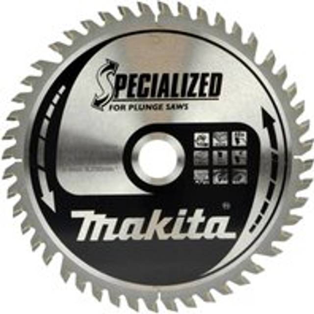 Makita Specialised 165mm x 20mm 48 Teeth Cordless Plunge Saw Blade DSP600 SP6000