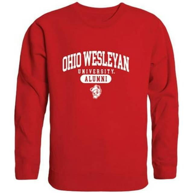 W Republic 560-564-RED-04 Ohio Wesleyan University Bishops Alumni Fleece Sweatshirt, Red - Extra Large