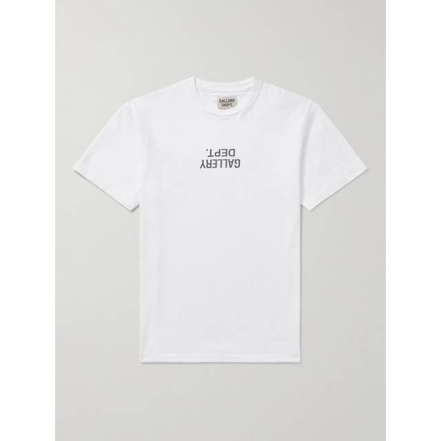 Gallery Dept. - Logo-Print Cotton-Jersey T-Shirt - Men - White - M