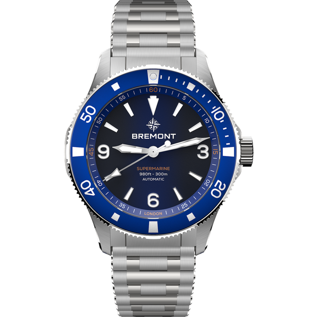 Bremont Supermarine 300M Blue Bracelet Watch